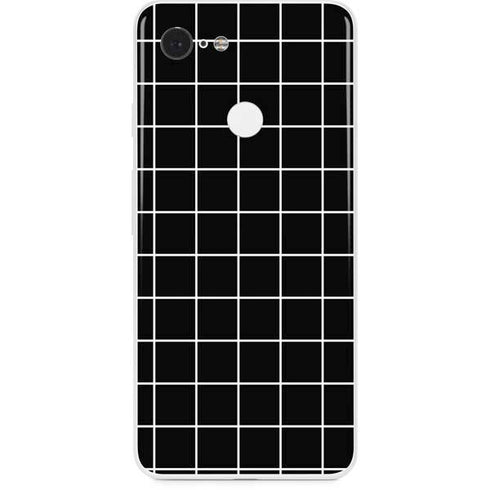 Black Grid Google Pixel 3 Skin
